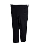Liz Claiborne Career Stretch Pants Black Womens Size 12 with Pockets Rayon - $33.66