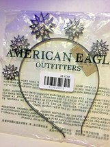 American Eagle AE metal snowflake stars headband w/ crystals NEW - £9.65 GBP