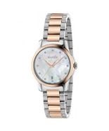 Gucci YA126544 Women&#39;s G-Timeless Mother of Pearl Dial Quartz Watch - £574.43 GBP
