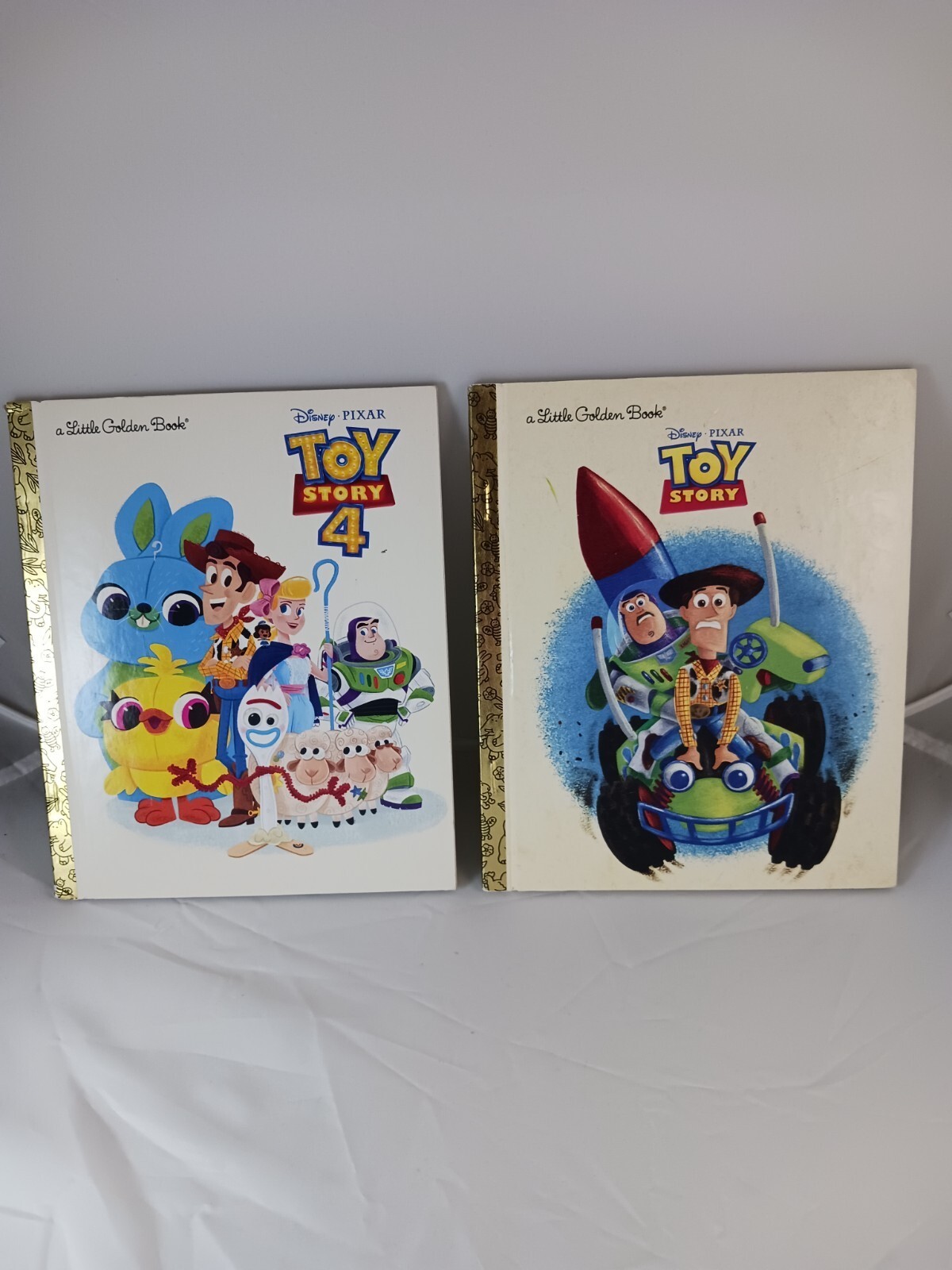Little Golden Book LOT of 2, TOY STORY, Toy Story 4, Disney Pixar - $4.25