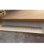 10K Solid Yellow Gold Round Cut Natural Diamond Tennis Bracelet 7" - $2,445.00