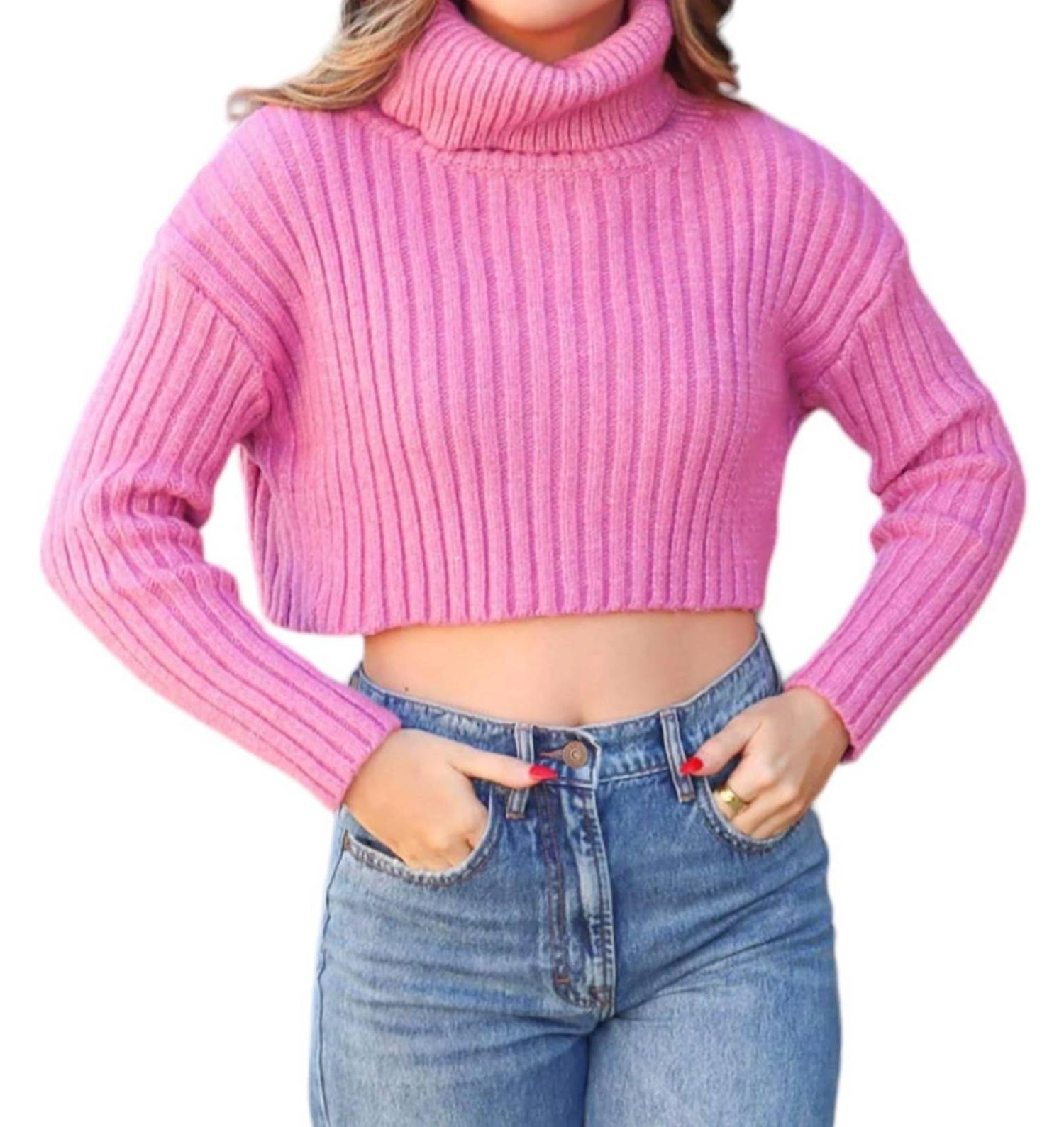 Cotton Candy turtleneck sweater size S - $24.75