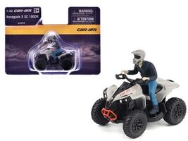 Can Am Renegade X XC 1000R Chalk Gray Diecast Model Driver - $16.20