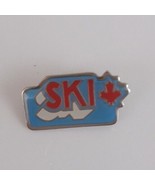 Vintage Ski Canada Maple Leaf Lapel Hat Pin - $8.42