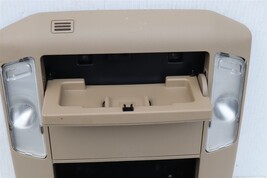  07-13 Tundra Overhead Box Roof Console Sunglass Storage Map Dome Light SAND image 5