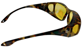 Optix 55 Polarized Night Driving Wear Over Glasses Sunglasses Lg Brown Tortoise image 6