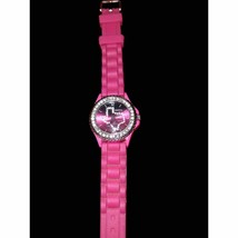 Really groovy pink Texas state rhinestone watch - £46.28 GBP