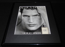 2001 Acqua Di Gio Armani Fragrances Framed 11x14 ORIGINAL Advertisement - $34.64