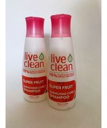 Live Clean SUPER FRUIT QUENCHING CURLS SHAMPOO 12oz Lot Of 2 - £19.59 GBP