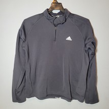 Adidas Mens Shirt Medium Gray Pullover Athletic Comfort Response Climaware - $13.96