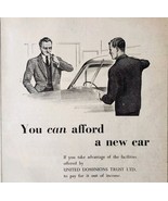 1954 United Dominions Trust Ltd Import Advertisement Autocar Automobilia... - $24.99