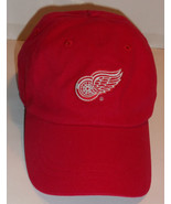 NEW!  Miller Lite / DETROIT RED WINGS RED BASEBALL HAT - £14.56 GBP