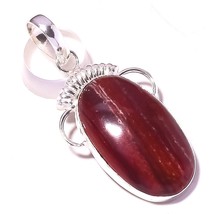 Red Jasper Handmade Black Friday Gift Pendant Jewelry 2.10&quot; SA 3198 - £3.18 GBP