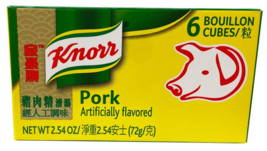 Knorr Pork Bouillon 6 Cubes per Box 2.54 Oz - $19.79+