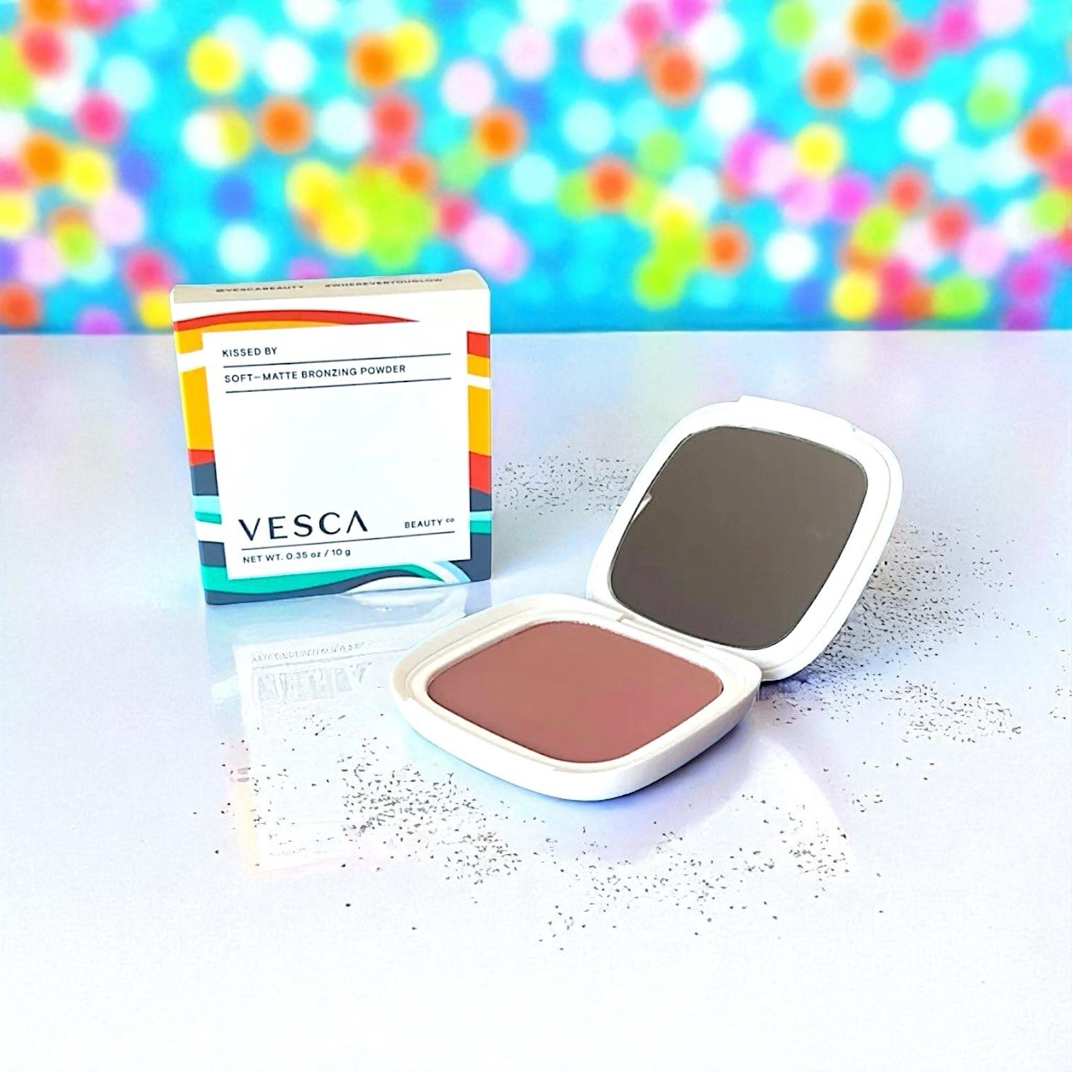 VESCA BEAUTY Soft-Matte Bronzing Powder in Kissed By Cabo New In Box 0.3... - $19.79