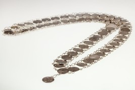 1890&#39;s Guatemala 1/2 Real Silver Coin (835) Necklace 32&quot; - £790.57 GBP