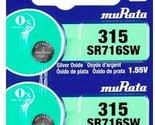 Murata 315 SR716SW Battery 1.55V Silver Oxide Watch Button Cell - Replac... - £2.66 GBP