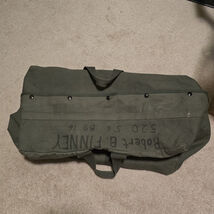 Original 1975 Vietnam War Era Heavy Canvas US Military Flyers Kit Bag 11... - $1,079.84 MXN