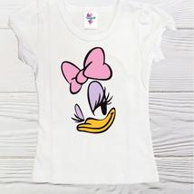 Daisy Duck Girls Shirt | Daisy Birthday Shirt | Personalized Daisy Girls - £14.80 GBP
