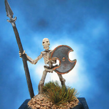 Painted Reaper BONES Miniature Skeleton with Spear - £20.50 GBP