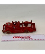 VINTAGE   CAST IRON FIRE TRUCK   TOY  295 - £19.07 GBP