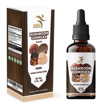 Mushroom Supplement Drops, Lions Mane Tincture, Turkey Tail, Chaga, Reis... - $14.85