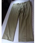 PERRY ELLIS TAN KAHKI STRAIGHT LEG LIGHTWEIGHT FORMAL DRESS WORK PANTS 4... - $418.13 MXN