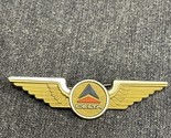 Vintage Delta Airlines Badge Pin Junior Pilot Plastic Wings Stoffel Seals - $4.95