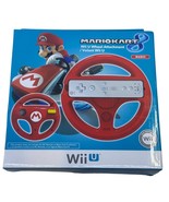 Mario Kart 8 Wii U Wheel Attachment Red Steering - $34.64