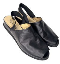 Vintage YSL Yves Saint Laurent Sandal Shoes Size 9 Black Leather - $2,995.54 MXN