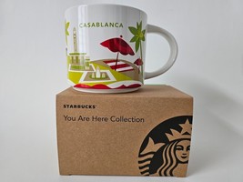 NIB STARBUCKS You Are Here Casablanca Coffee Mug Cup 14floz/414ml Green White - $80.99