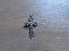 Vintage Plata 925 Cruz Ortodoxa Jerusalén 3 CM - $544.93 MXN