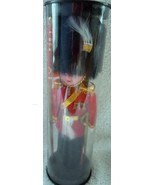 Vintage Souvenir Plastic Scottish Guard With Flag Doll In Case - $5.99