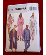 Pattern Robes Butterick B5537 Pajamas XN Uncut Plus Sizes - £14.38 GBP
