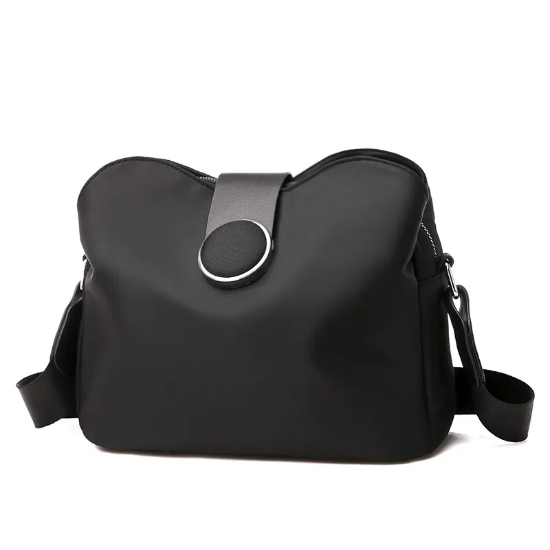 Vintage Nylon Waterproof Shoulder Bag Women Wild Crossbody Bag Simple Me... - £19.68 GBP