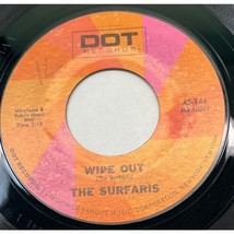 The Surfaris Wipe Out / Surfer Joe 45 Surf Garage Instrumental Rock Dot 45-144 - £7.47 GBP