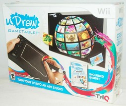 Nintendo Wii uDraw BLACK Tablet +Studio Instant Artist Video Game Bundle Set NEW - £14.01 GBP