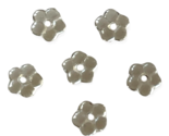 600 pcs Bulk Spacer Beads Black Diamond Gray 5x2mm Forget Me Not Daisy F... - $18.69