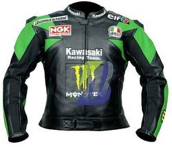 Kawasaki Green,Red,Purple,Black* Motorcycle Leather Jacket Biker's Motogp - $139.00