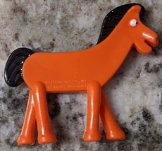 Gumby&#39;s Horse Pokey Mini 3&quot; Bendable Bendy Figure Jesco Prema Toy Co. - £6.81 GBP