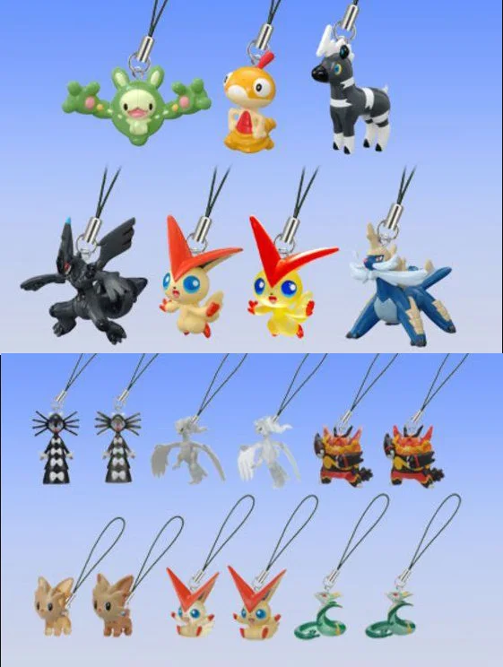 Bandai Genuine Gashapon Toys Pokemon XY Zekrom Reshiram Action Figure Or... - $22.31+