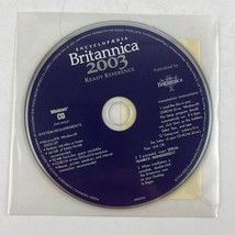 Encyclopaedia Britannica 2003 Ready Reference PC CD-ROM Windows Mac Disc SEALED - £7.83 GBP