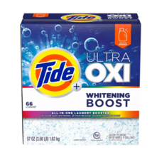Tide Ultra Oxi Whitening Boost All In One Laundry Booster 57oz 66 Load Powder - £15.70 GBP