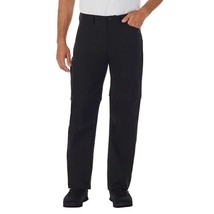 Eddie Bauer Men&#39;s Convertible Tech Pants Black Color UPF 50+ sun protection - £15.81 GBP