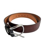 Appaloosa Trading Co Handmade Tooled Leather Belt Man Black Brown 34 - $1,129.68 MXN