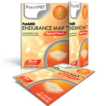 New Formula ! PatchMD Endurance Max Topical Vitamin Patch 30 Day Supply ... - $14.00