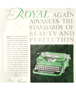 1930 Royal Portable Typewriter Advertisement Green Writing Instruments D... - $54.83 CAD