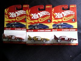 HOT WHEELS 2006 25 of 30 red &#39;70 PLYMOUTH SUPERBIRD 1970 CLASSICS SERIES... - £34.44 GBP