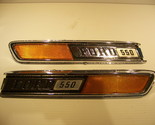 1968 - 1972 FORD 550 TRUCK HOOD SIDE EMBLEMS OEM #C8HB-16720-B 16721-B 6... - £106.16 GBP