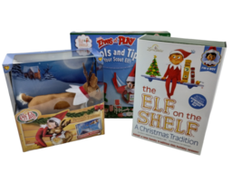 Elf on the Shelf Christmas Bundle Elves at Play and Reindeer Pet New - £62.14 GBP